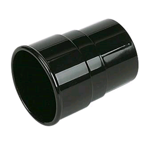 Floplast 68mm Downpipe Pipe Socket in Black 