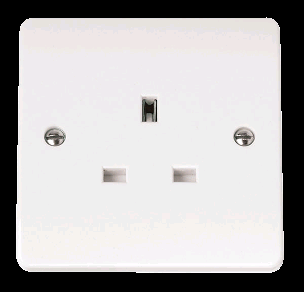 Click 13A 1 Gang DP Unswitched Socket 