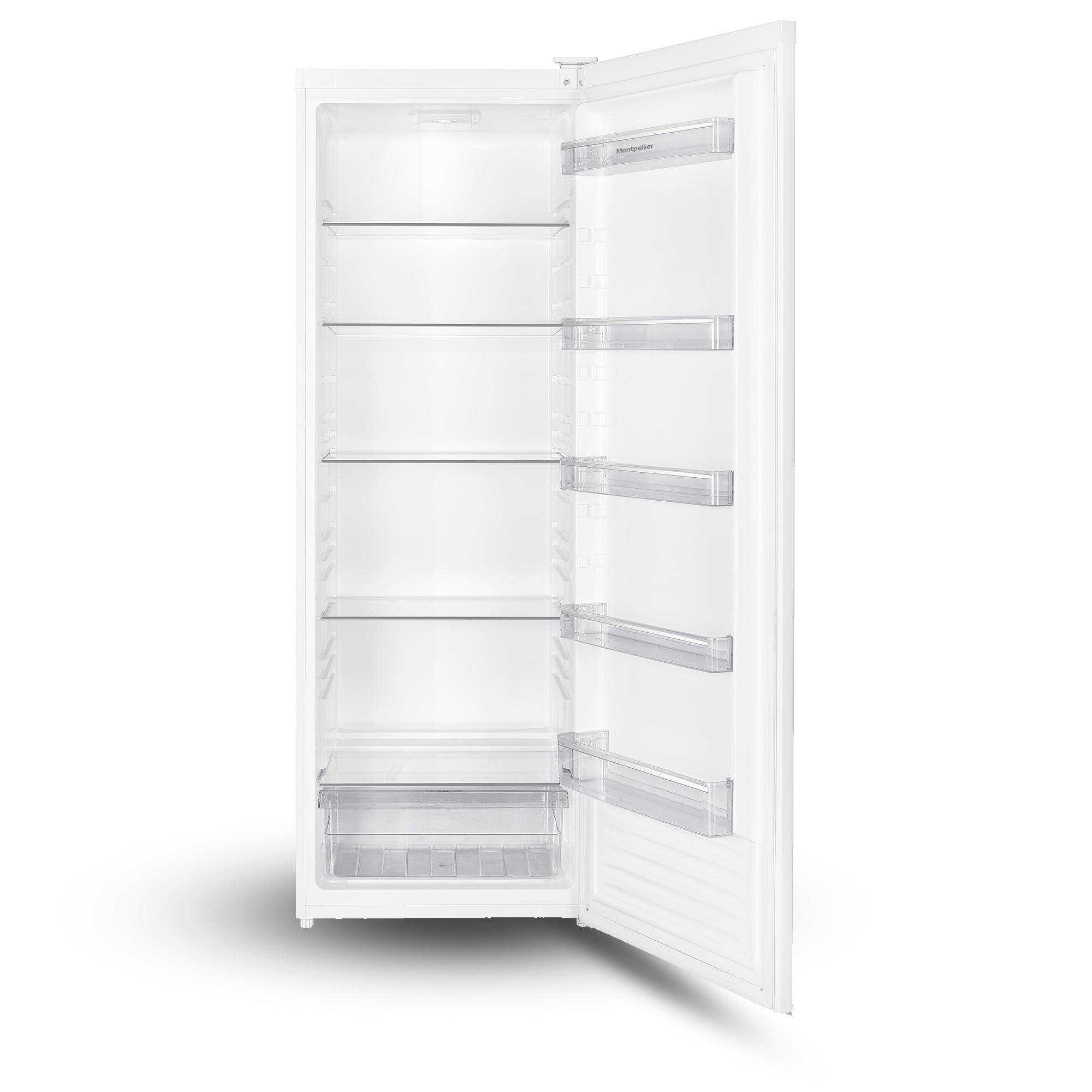 Montpellier MDATLF170W Tall Larder Fridge H1725 x W600 x D590mm