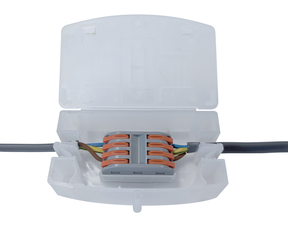 Deligo Connector Box c/w 4pole Lever Splice Connectors