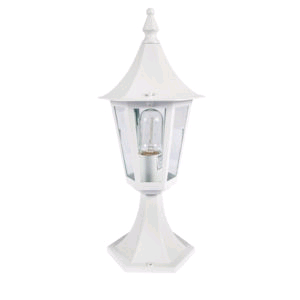 JCC Lynton Pillar Lantern White 