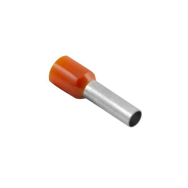 Q-Crimp Bootlace Ferrule 4mm (100pk) Orange