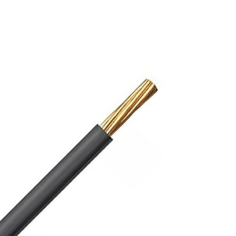Cable 4mm 1Core Black PVC (per 100mtr) 