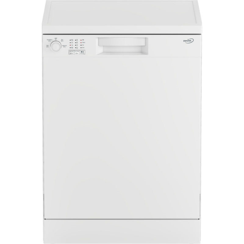 Zenith ZDW600W Freestanding Full Size 13 Place Setting Dishwasher A+ Energy Rated