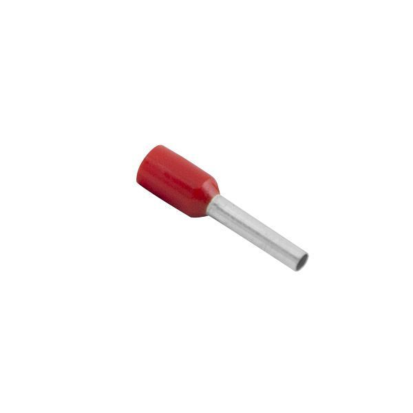 Q-Crimp Bootlace Ferrule 1mm (100pk) Red