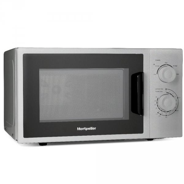  MONTPELLIER MMW21SIL Silver 20LTS Microwave 20Ltr 700w 
