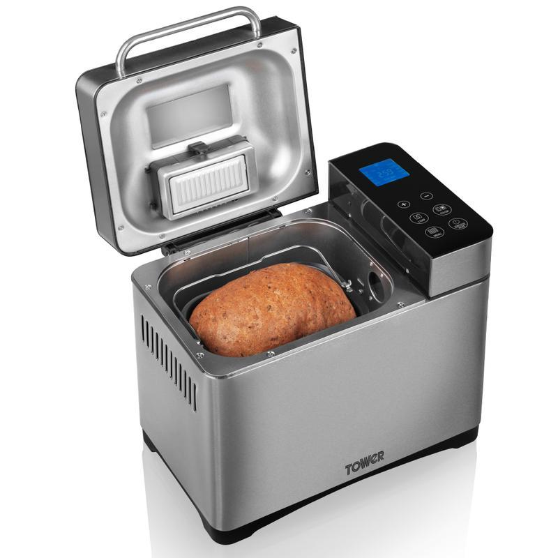 Tower Gluten Free Digital Bread Maker c/w Nut Dispenser