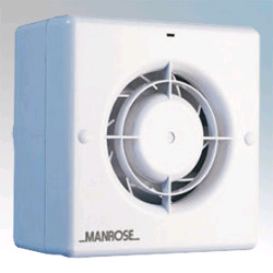 Manrose 4in/100mm Centrifugal Fan with Timer 