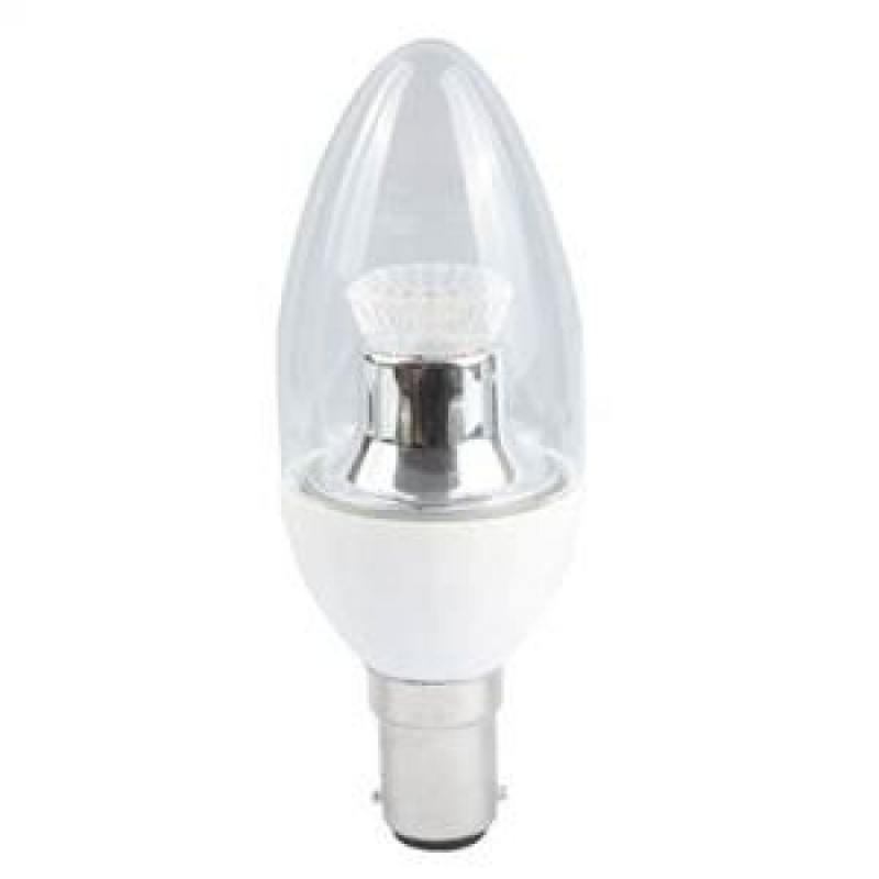 Bell 4W SBC LED C35 Clear Dimmable Candle Warm White 