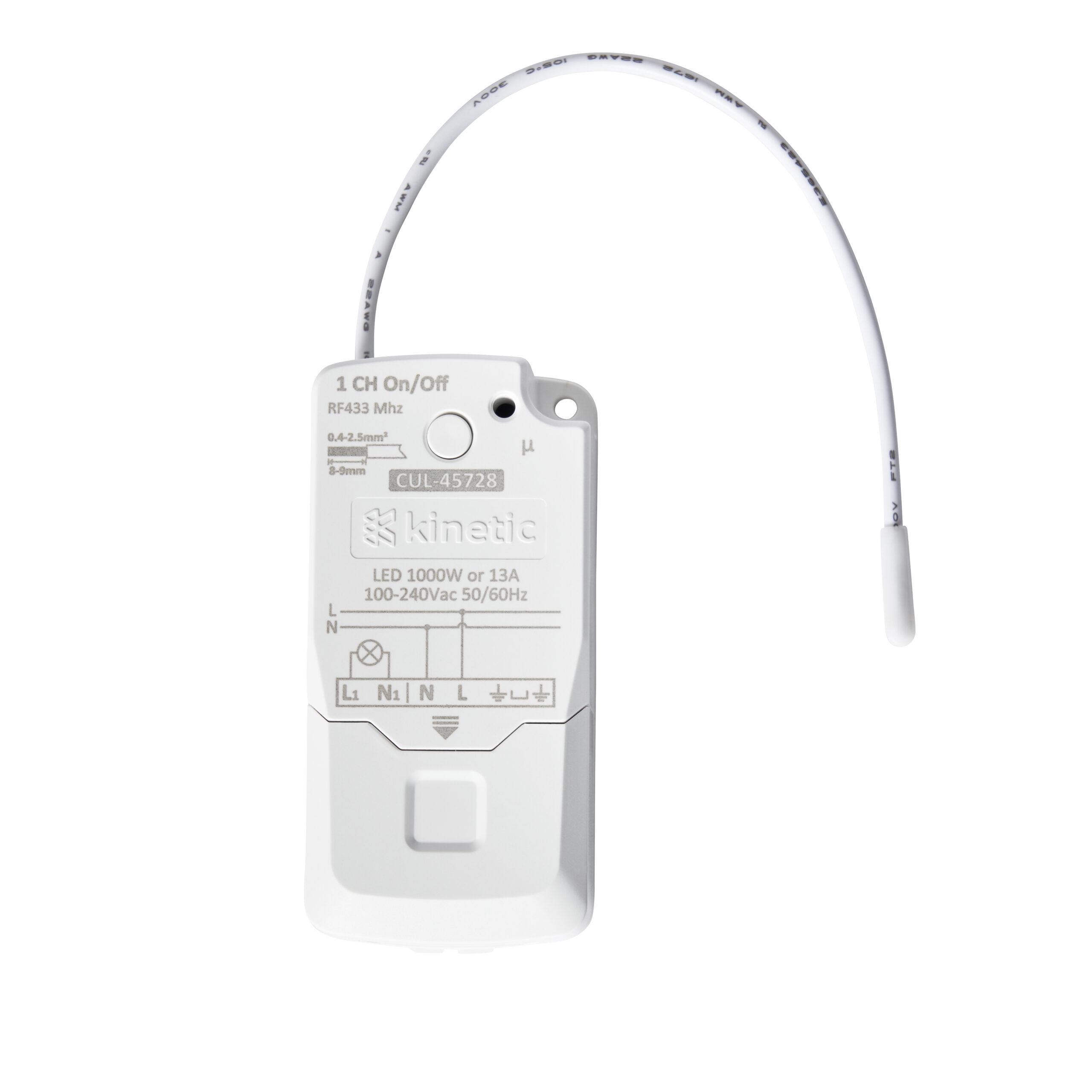 Forum Kinetic 1 Channel On/Off Switch RF Non-Dimming