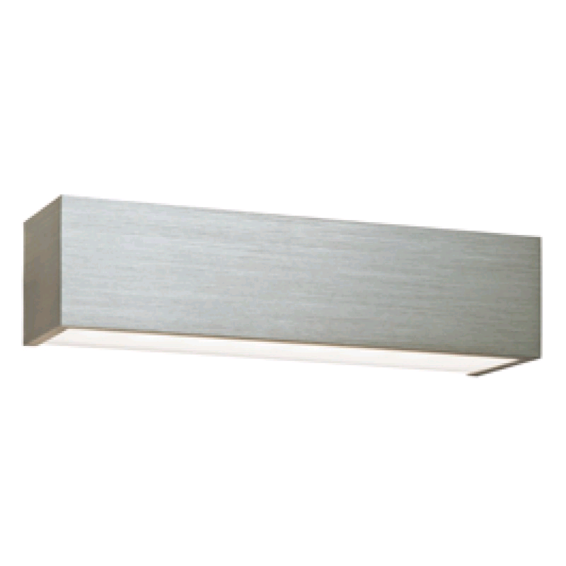 Saxby Shale Wall Light 8w Warm White in Brushed Silver 