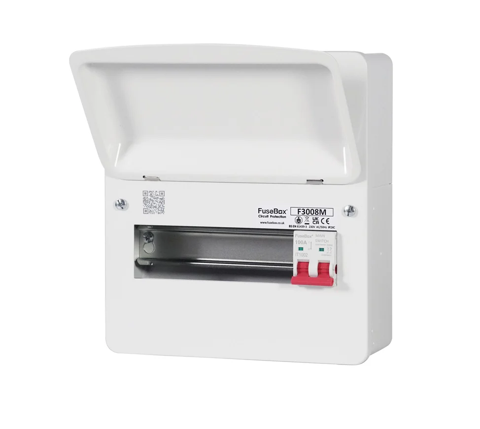 Fusebox 8Way  Consumer Unit 100A Isolator 