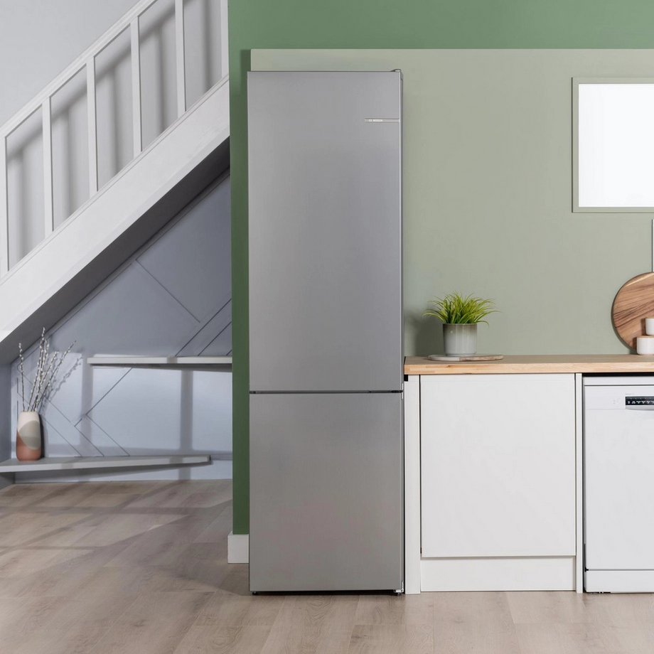 Bosch KGN392LAGG 60cm 70/30 No Frost Fridge Freezer - Stainless Steel Look
