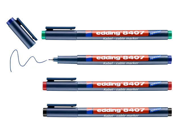 Edding Cable Marker Set 4pk