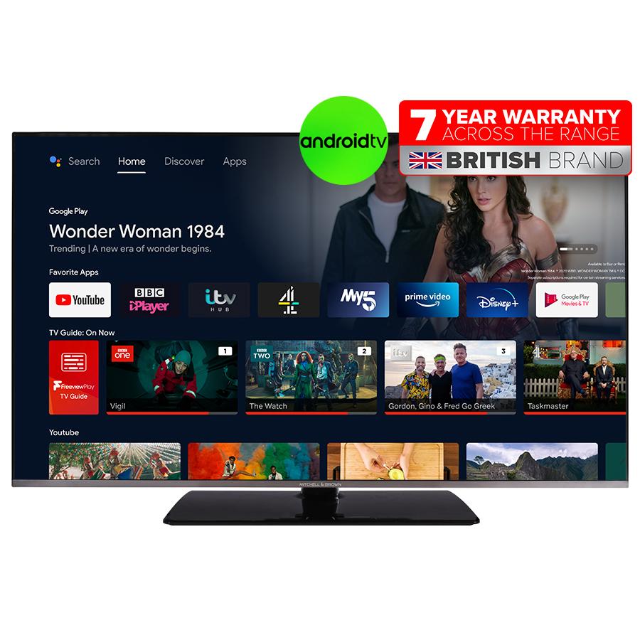 Mitchell and Brown JB32FH1811DSMABL 32" The 'Edge' Full HD Android Smart TV