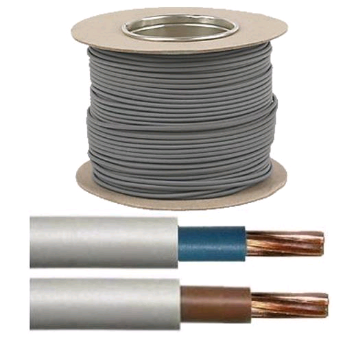 Cable 35mm Blue Tails PVC/PVC (per mtr) 