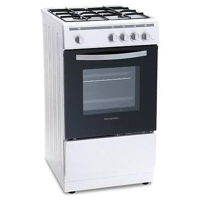Montpellier 50cm Single Gas Oven White Cooker LPG Kit Included 