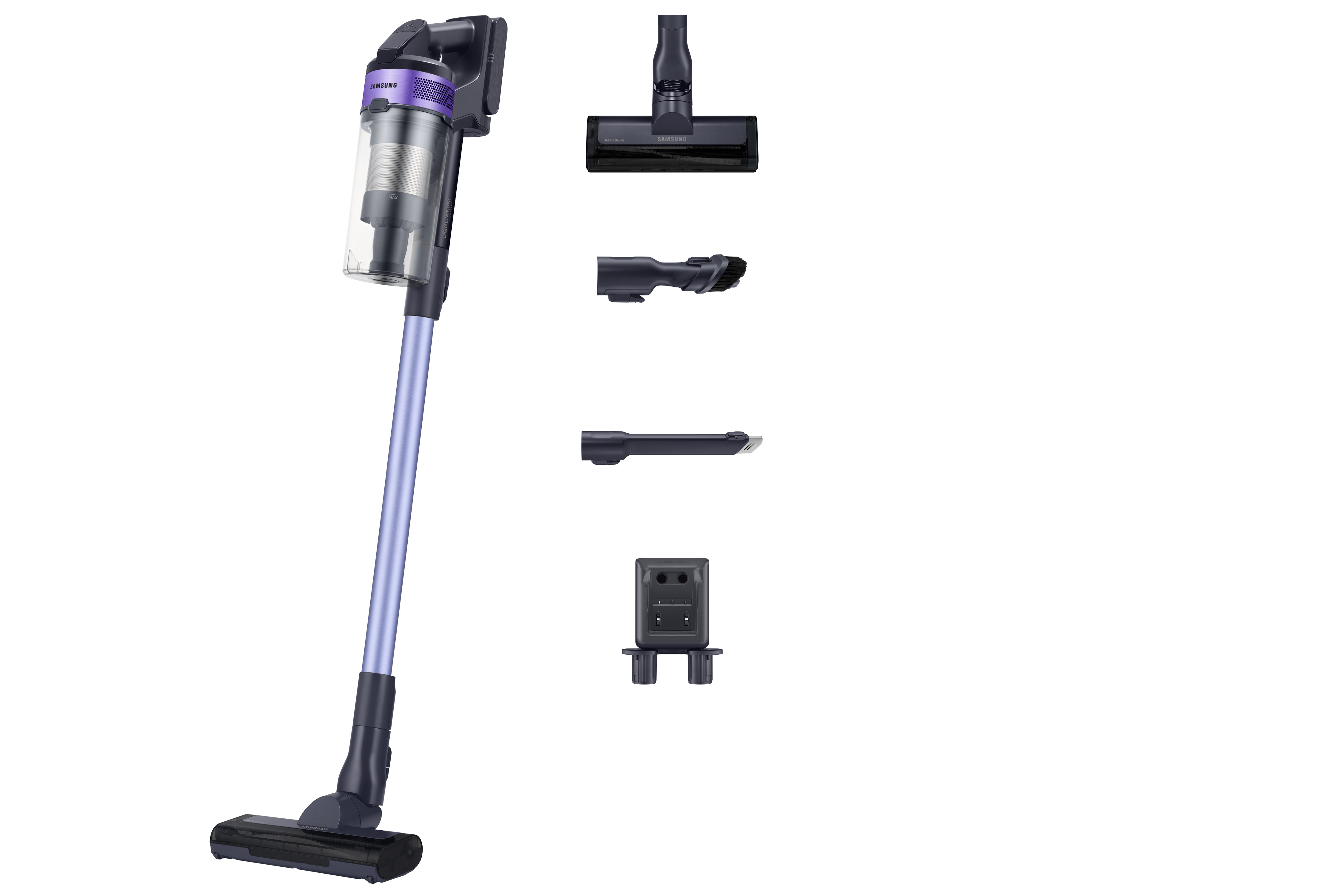 Samsung VS15A6031R4/EU  Jet 60 Turbo Cordless Stick Vacuum Cleaner - 40 Minutes Run Time - Teal Violet