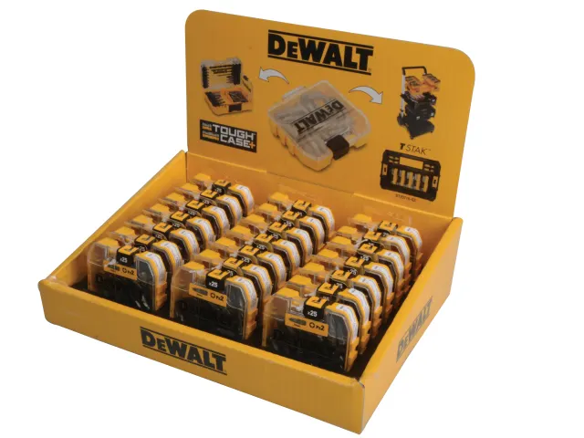 Dewalt Tic Tac Box PZ2 Bits 25pk
