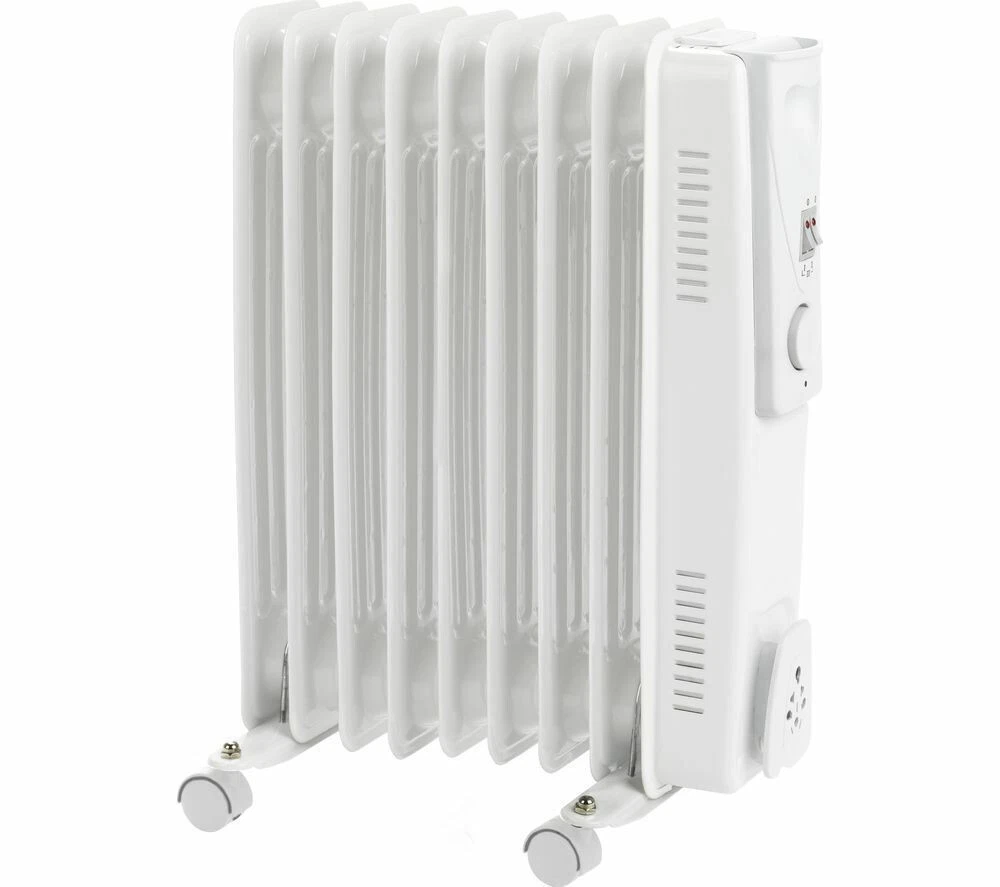 Status OFH92000W1PKB Oil Filled Radiator 2000W 3 Heat Settings White