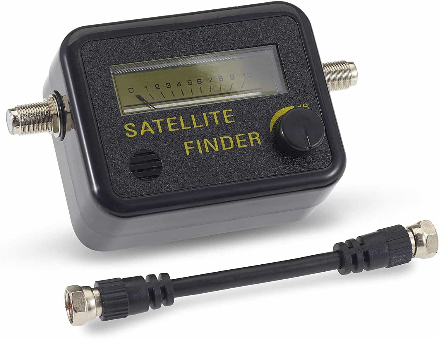 COM Satellite Finder with Level display/pointer display/measuring device with signal sound/HD-capable measuring device 