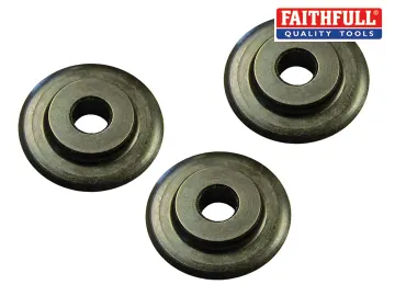Faithfull Pipe Cutter Replacement Wheels (Pack of 3)