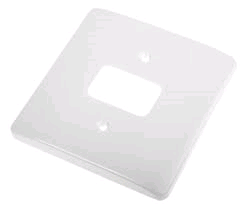 MK Logic White 1gang Grid Cover Plate 