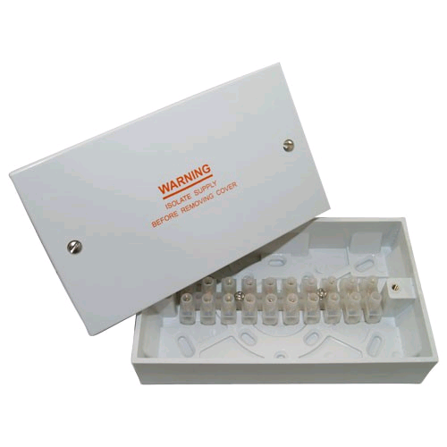 Niglon Central Heating Junction Box with 10way 15A Connector Strip 