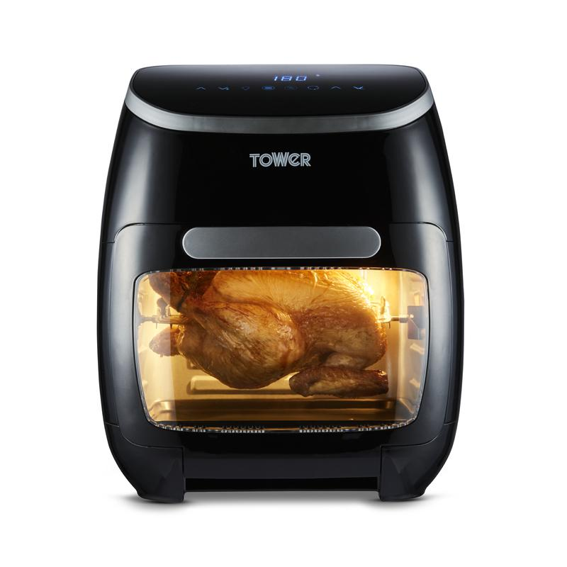 Tower Xpress Pro Combo 2000W 11 Litre 10-in-1 Digital Air Fryer Oven with Rotisserie
