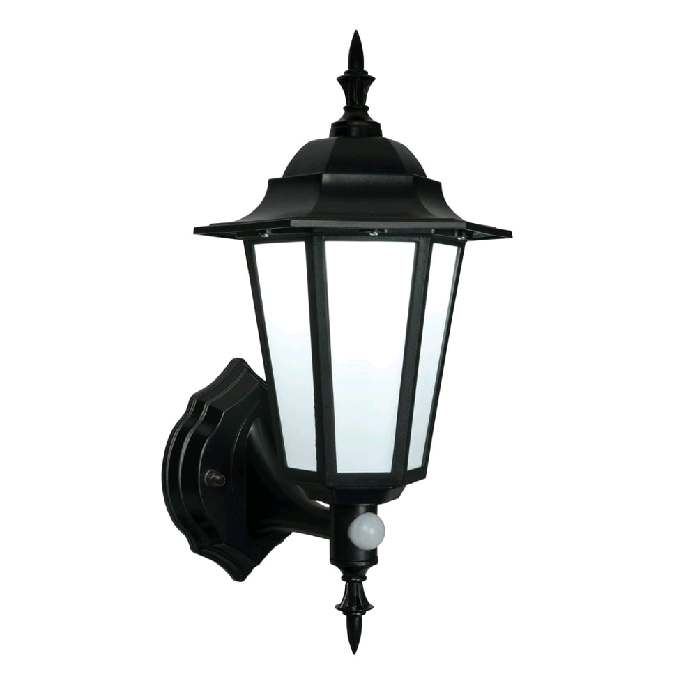 Endon Evesham LED Wall Light c/w PIR in Black