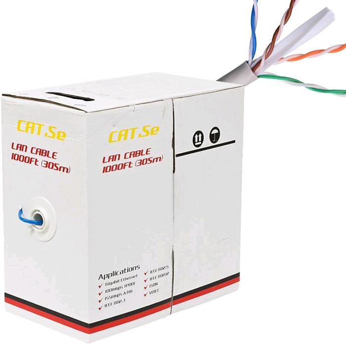Cable CAT5e-UTP 305Mtr UL approved Box 