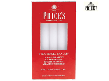 Prices Household Candles 5pk