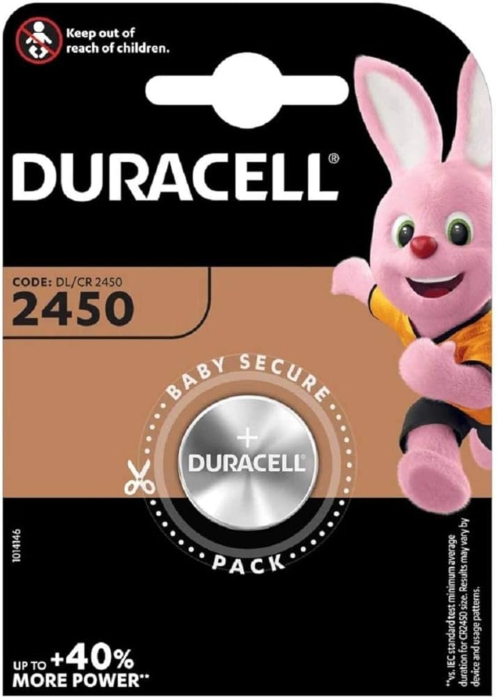Duracell S428 Lithium Button Cell Battery 3V CR2450 