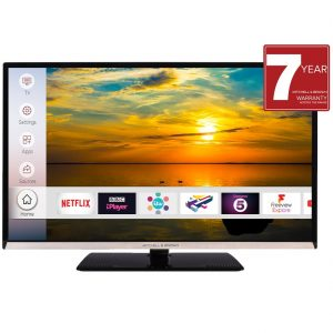 Mitchell & Brown JB32FH1811DSM 32" Smart Freeview Play HD LED Television - Black / Silver
