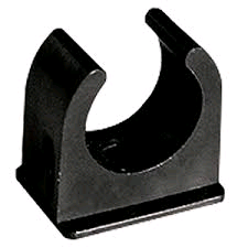 Falcon Conduit Spring Clip Saddle 20mm Black 