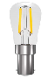 Bell 2w LED CRI90 Filament Pygmy Lamp SBC Clear 