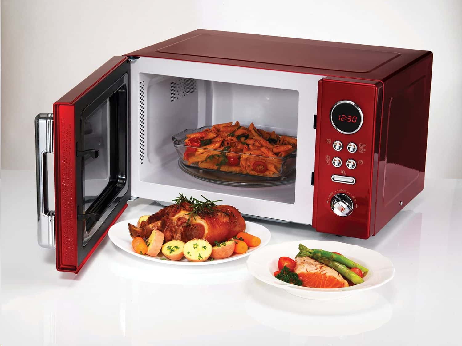Morphy Richards Microwave 23L 800w Red J Harries Ltd