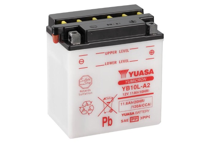 Yuasa Motorcycle Battery 12V 11Ah YB10L-A2
