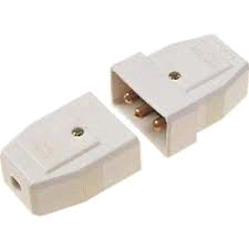 Lyvia 3pin 10A White Connector 