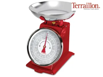 Terraillon Traditional Kitchen Scales in Red (Tradition 500)