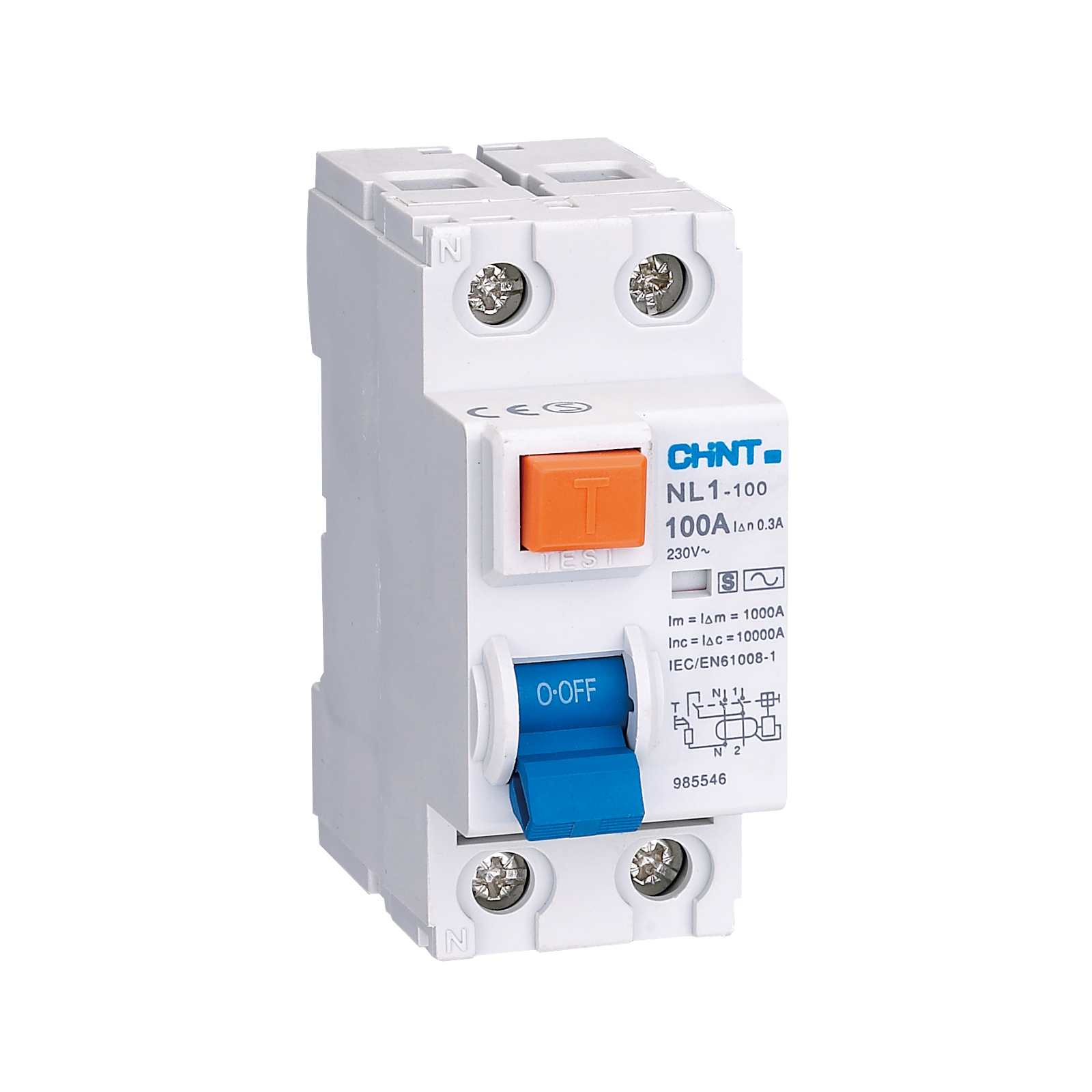 Chint 2Pole RCD 100a 100mA Time Delayed "A" Type