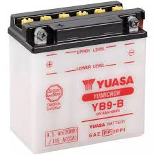 Yuasa Motorcycle Battery 12V 9Ah  YB9-B