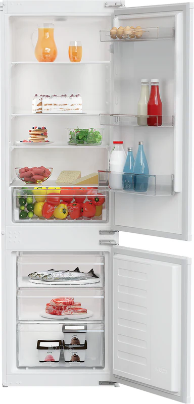 Zenith ZICSD473 Built In Integrated 70/30 Static Fridge/ Freezer H177.5cm E Rating