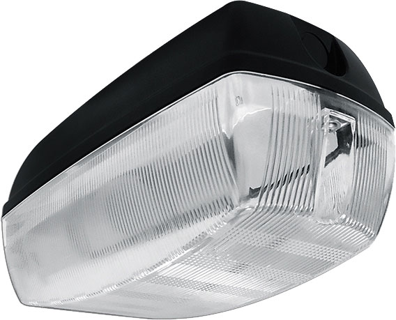 Eterna Bulkhead ES27 Black IP44