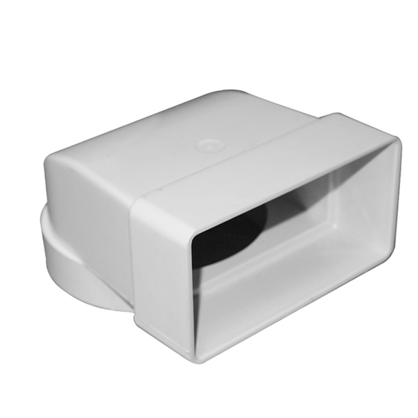 Manrose Channel Flat Male Elbow Connector 110 x 54mm 