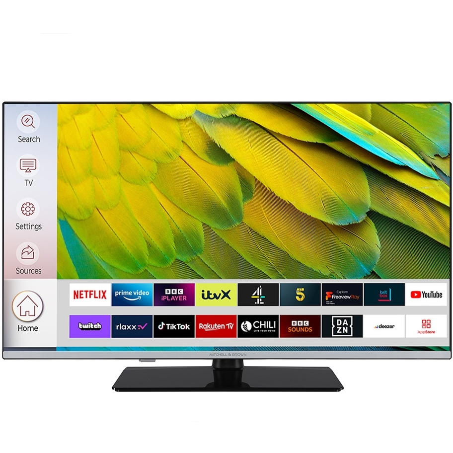 Mitchell & Brown 40" Full HD, Freeview Play, Smart TVs, Near Borderless, Central Stand