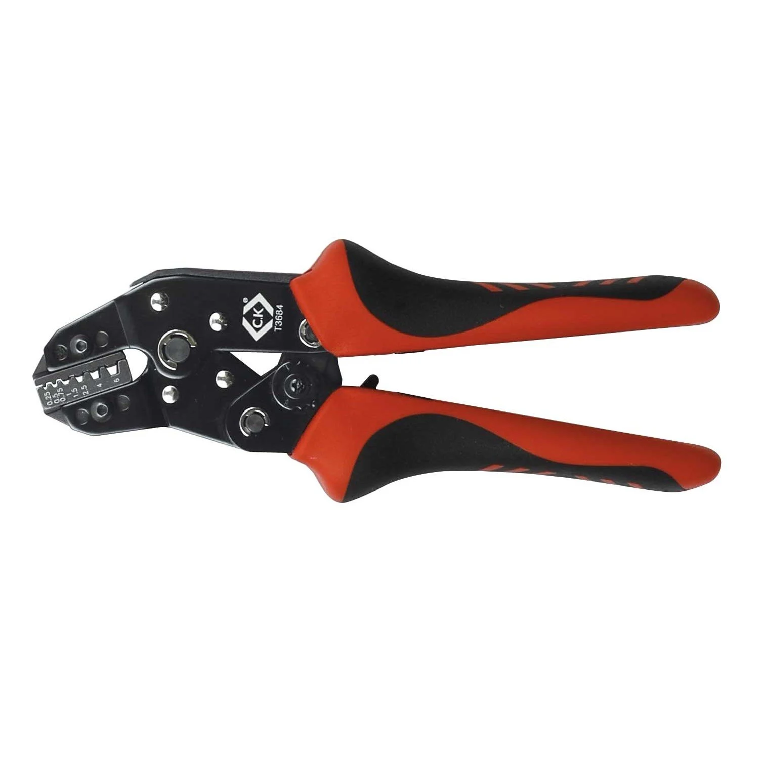 CK T3684 Ratchet Crimping Pliers for Bootlace Ferrule 0.25 - 6mm