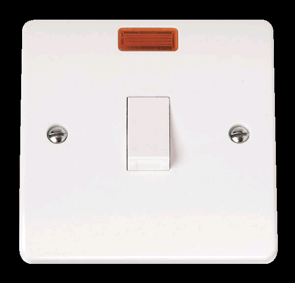 Click 20A DP Switch with Neon Without Flex Outlet 