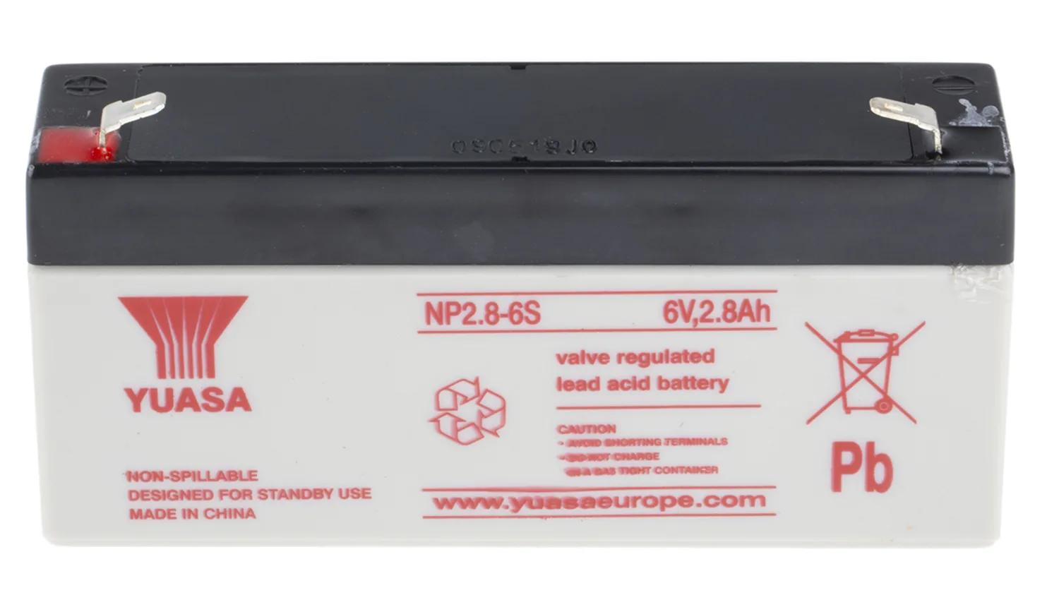 Cluson Battery Rechargeable 6V 2.8AH B28 