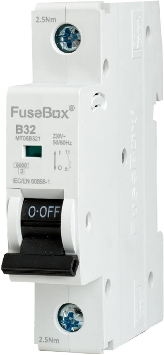 Fusebox 32A "B" Curve MCB